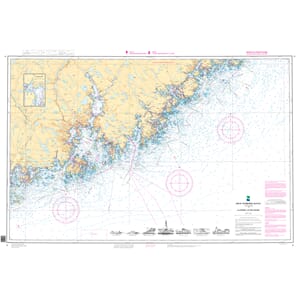 Fototapet Sjøkart Nr 9 358X240Cm