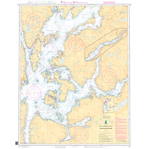 Fototapet Sjøkart Nr 20 - 191X240Cm