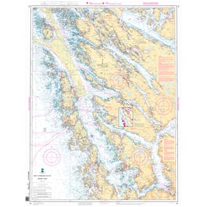 Fototapet Sjøkart Nr 23 182X240Cm