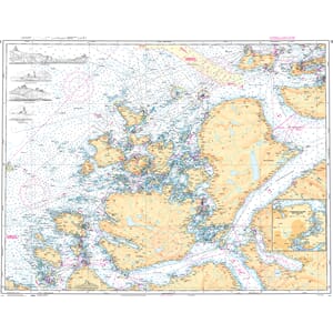 Fototapet Sjøkart Nr 30 308X240Cm