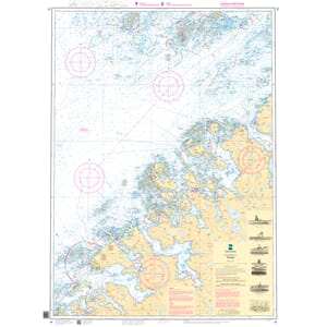 Fototapet Sjøkart Nr 46 178X240Cm