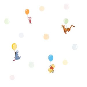 Tapet Fiber Magic Kids Ole Brumm Hvit