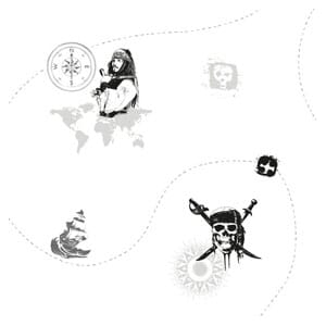 Tapet Fiber Magic Kids Pirates Of The Caribbean