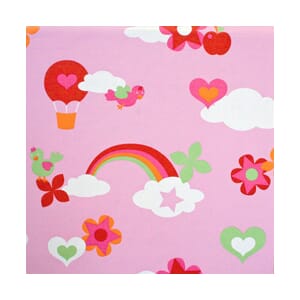 Tapet Fiber Kompis Regnbue